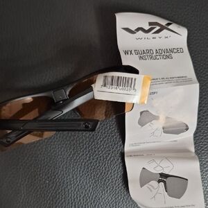 Wiley X Men’s Black Frame Brown Lens Sunglasses